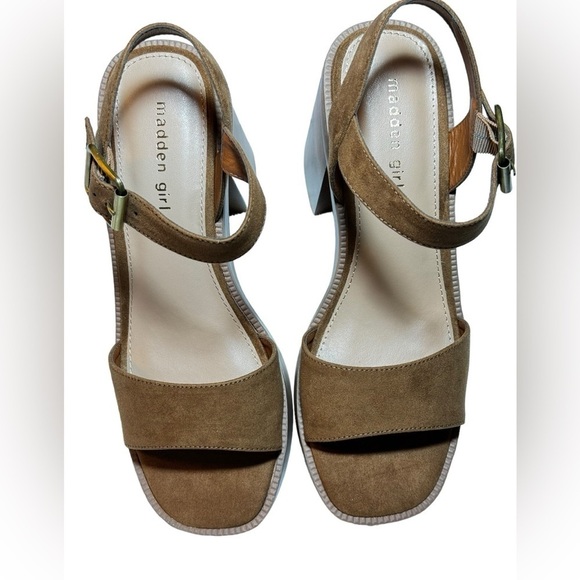 Madden Girl Goldie Platform Sandals Size 9.5 - Picture 6 of 9